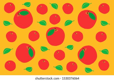 fruit of red apple, background of fresh food, natural wallpaper of tropical vitamin, and summer trend