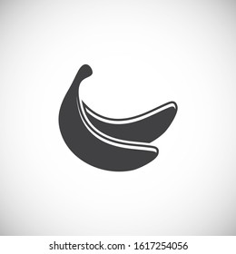 Fruit related icon on background for graphic and web design. Creative illustration concept symbol for web or mobile app