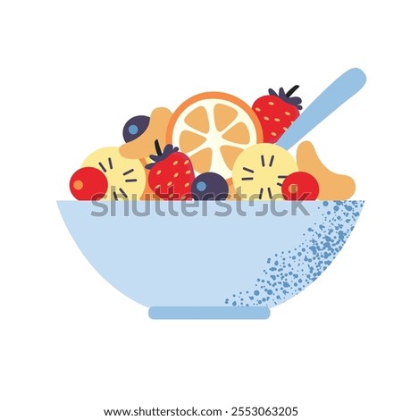 Fruit salad icon clipart avatar logotype isolated illustration