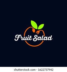 Fruit Salad Logo Design Vector