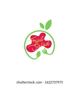 Fruit Salad Logo Design Vector Stock Vector (Royalty Free) 1622737975 ...