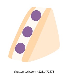 
Fruit Sandwiches grape Japanese Dessert