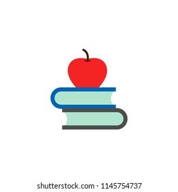 Fruit School And Education Logo Icon Design