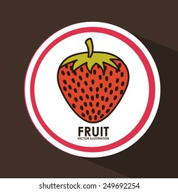 fruit seal design, vector illustration eps10 graphic