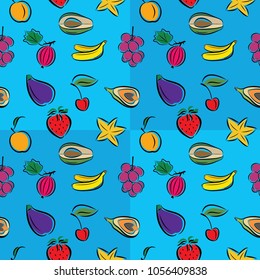 Fruit seamless pattern