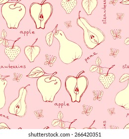 fruit seamless pattern