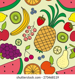fruit seamless pattern