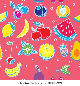 fruit seamless pattern