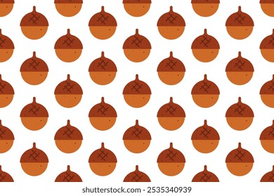 Fruit seamless pattern background template. Nature background template with fruit icon element asset