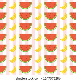 fruit seamless pattern illustration background for fabric
