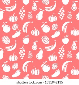 Fruit seamless pattern for textile, wallpaper. 