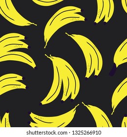 Fruit seamless pattern for your design. Abstract background. Banana, pineapple, watermelon, kiwi