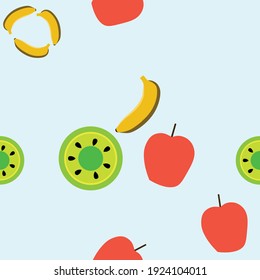 Fruit Seamless Patterns of Fruit .colorful