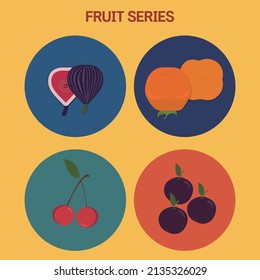 fruit series deco art design