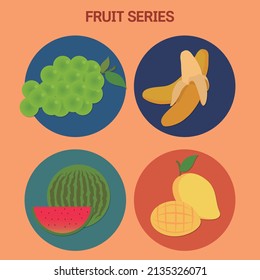 fruit series deco art design