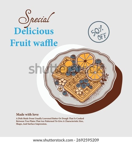 Fruit set design delicious breakfast time. Fresh breakfast with fruit box design. Fresh fruit shop artwork for t shirt print, poster, background, poster and others