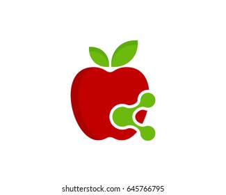 Fruit Share Icon Logo Design Element