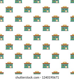 Fruit shop pattern seamless vector repeat for any web design