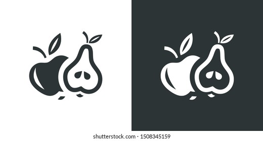Fruit Sign Symbol Icon Vector