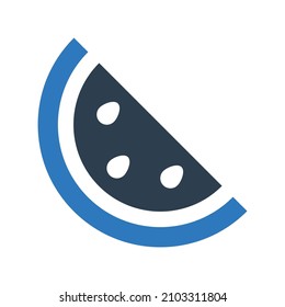 Icono de sección de frutas.alimento (ilustración vectorial)