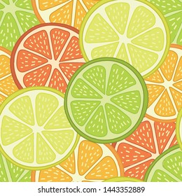 fruit slices (lemon lime grapefruit orange)