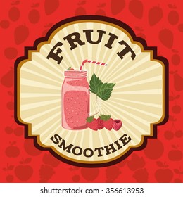 fruit smoothie design, vector illustration eps10 graphic 