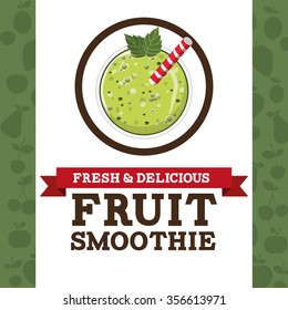 fruit smoothie design, vector illustration eps10 graphic 