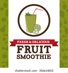 fruit smoothie design, vector illustration eps10 graphic 