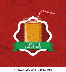 fruit smoothie design, vector illustration eps10 graphic 