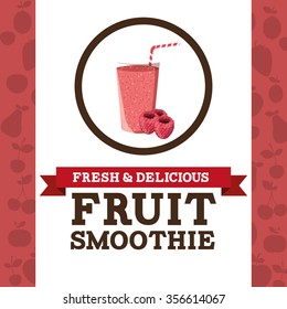 fruit smoothie design, vector illustration eps10 graphic 