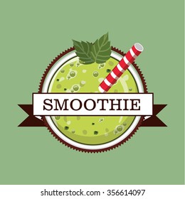 fruit smoothie design, vector illustration eps10 graphic 