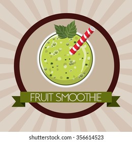fruit smoothie design, vector illustration eps10 graphic 