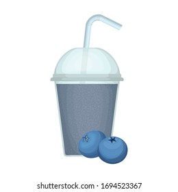Fruit smoothie vector icon.Cartoon vector icon isolated on white background fruit smoothie.