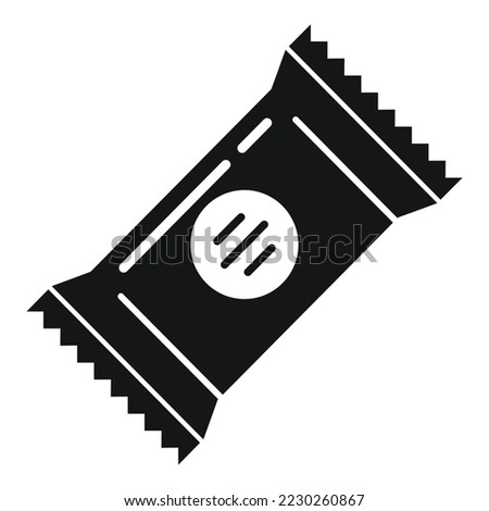 Fruit snack bar icon simple vector. Granola food. Sweet energy