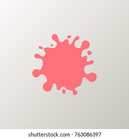 fruit splash icon flat isolated on clean background red splash icon concept sign for your web site, mobile, logo, app and ui design splash icon vector illustration