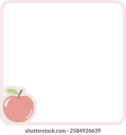 Fruit Summer Frame Note Template