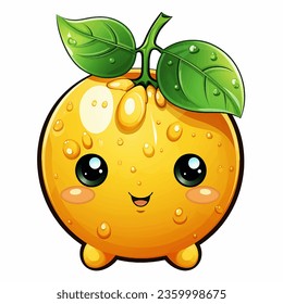 Una fruta super linda naranja