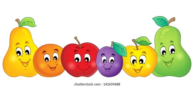 Fruit theme image 2 - eps10 vector illustration.