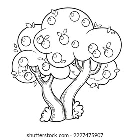 Line Art Forest Glade Toadstool Large Stock Vector (royalty Free 