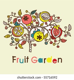 fruit tree background