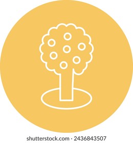 Fruit Tree Icon Design For Personal And Comercial Use