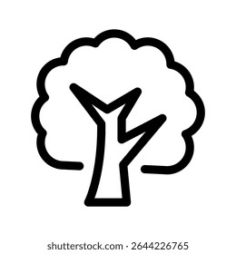 Fruit Tree Icon Vector Symbol Design Illustration