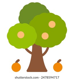 Fruit Tree icon for web, app, infographic etc