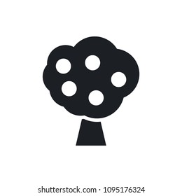 fruit tree vector icon