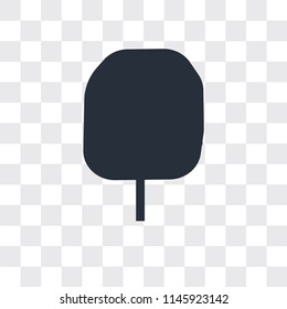 Fruit tree vector icon isolated on transparent background, Fruit tree logo concept