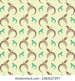 Diseño de moda frutal que repite fondo de ilustración vectorial sin fisuras