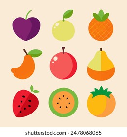 Fruit Vector Art, Fresh and Colorful Designs