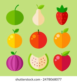 Fruit Vector Art, Fresh and Colorful Designs