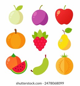 Fruit Vector Art, Fresh and Colorful Designs