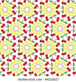Fruit vector background
